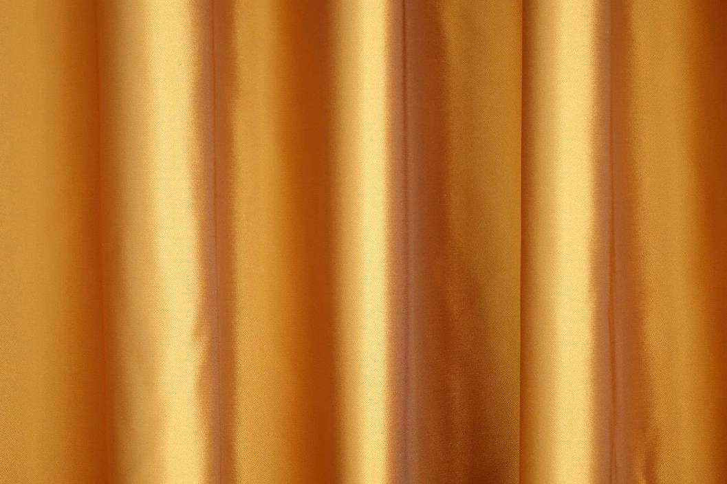 Egyszínű sötét arany sötétítő függöny textíl