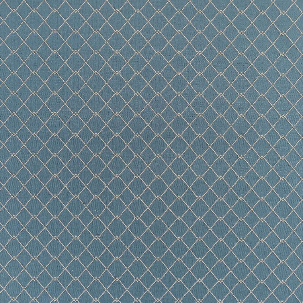 Geometria mintás design sötétítő függöny textil kékes szürke színben