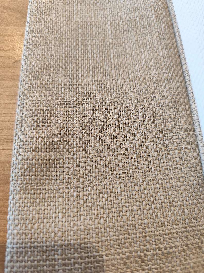 Natúr színű design függöny textil anyag