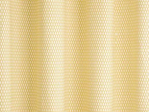Sárga geometria mintás sötétítő függöny textil