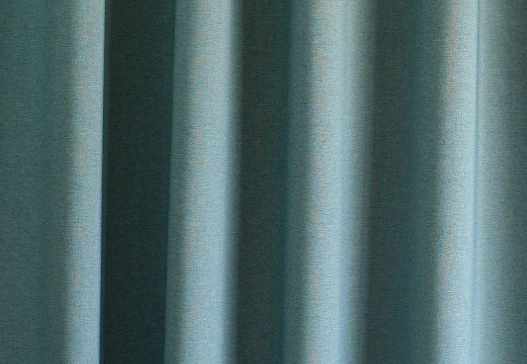 Türkiz kék sötétítő design függöny textil szövetes felülettel